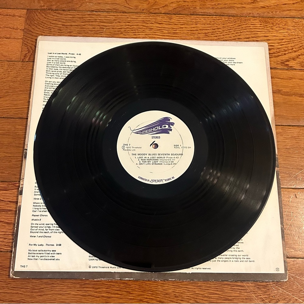 1972 The Moody Blues Seventh Sojourn Vinyl Album 70s Vintage - Picture 11 of 12